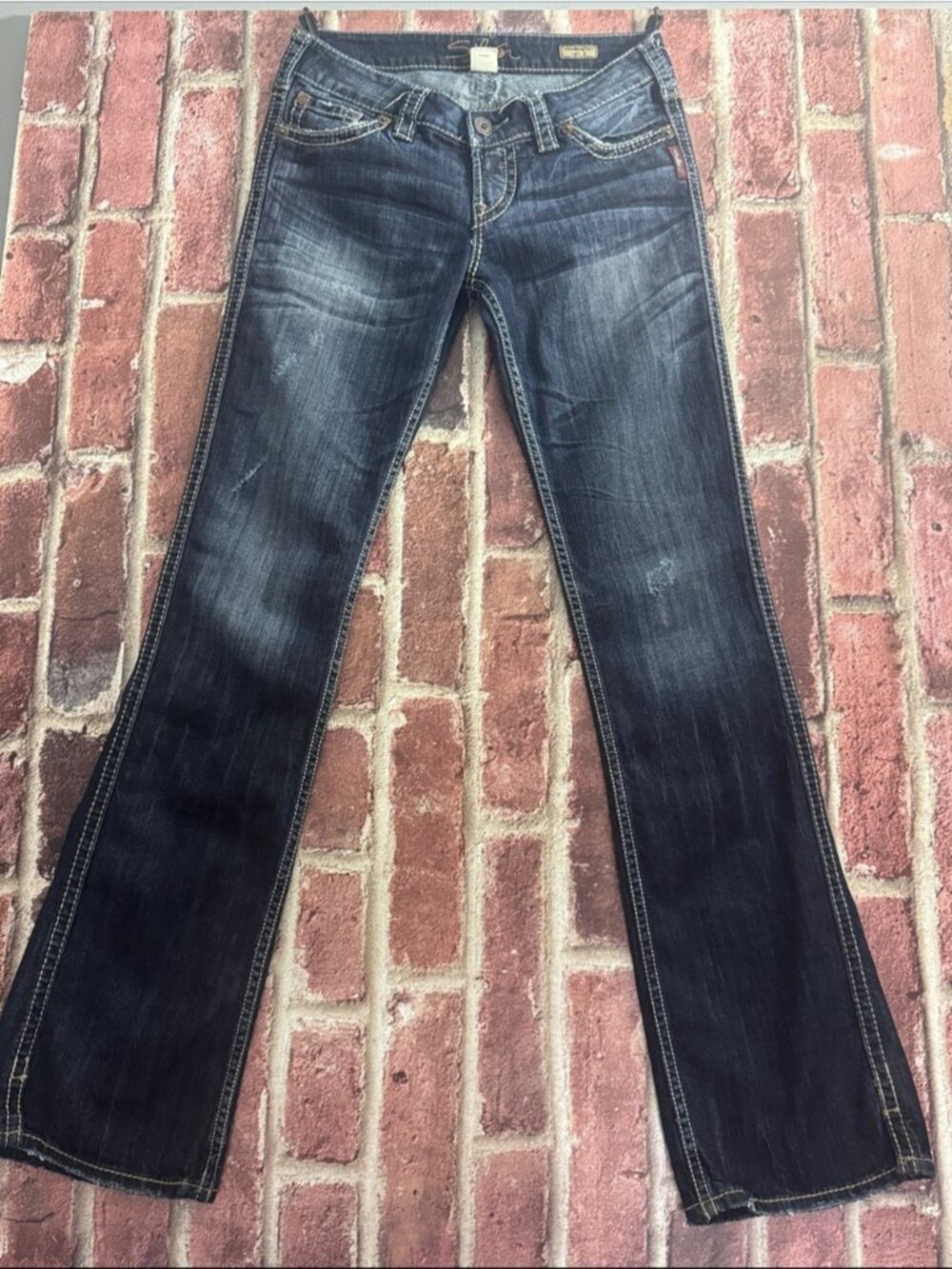 Silver Frances Bootcut Jeans Size 28x33
